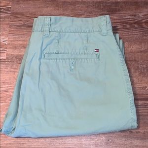 Turquoise Blue Tommy Hilfiger Khaki Pants